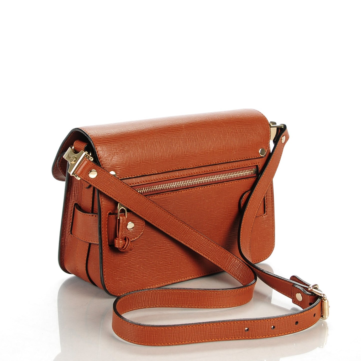 Linosa Calfskin Mini PS11 Classic Shoulder Bag Nice Tan
