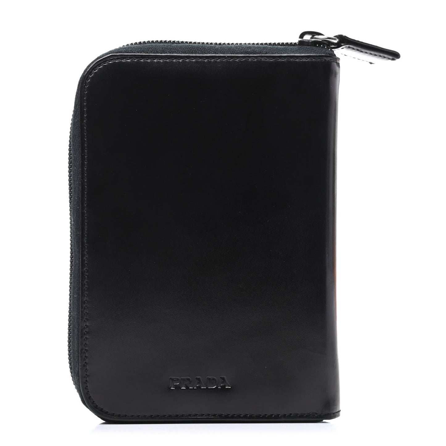 Spazzolato Zip Around Agenda Holder Black