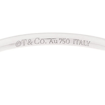 Tiffany 18K White Gold Diamond T Wire Ring 60 9.25 4 of 4