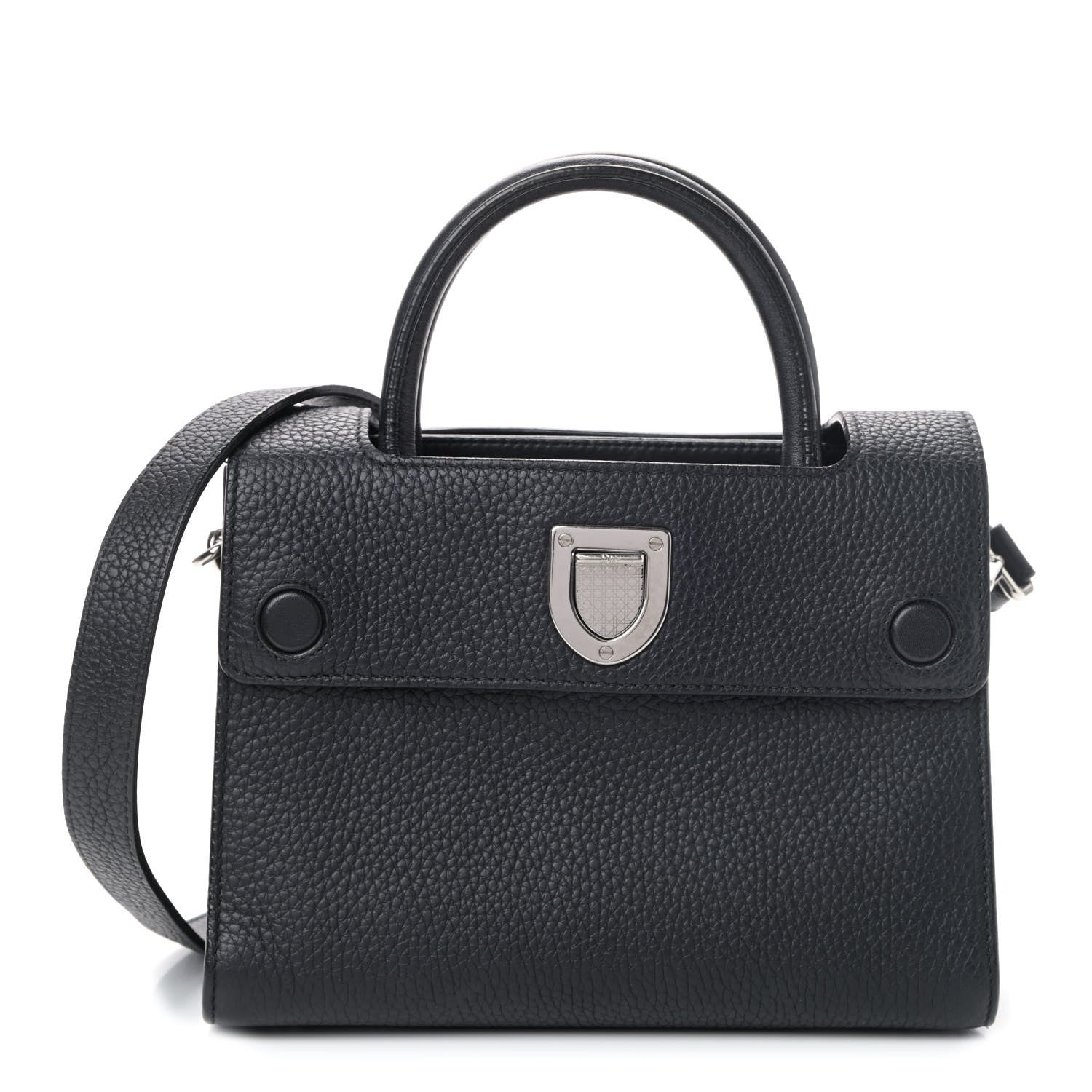 Christian Dior Grained Calfskin Mini Diorever Flap Black 1 of 4