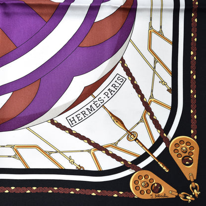 Hermes Silk Spinnakers Scarf 90 4 of 6