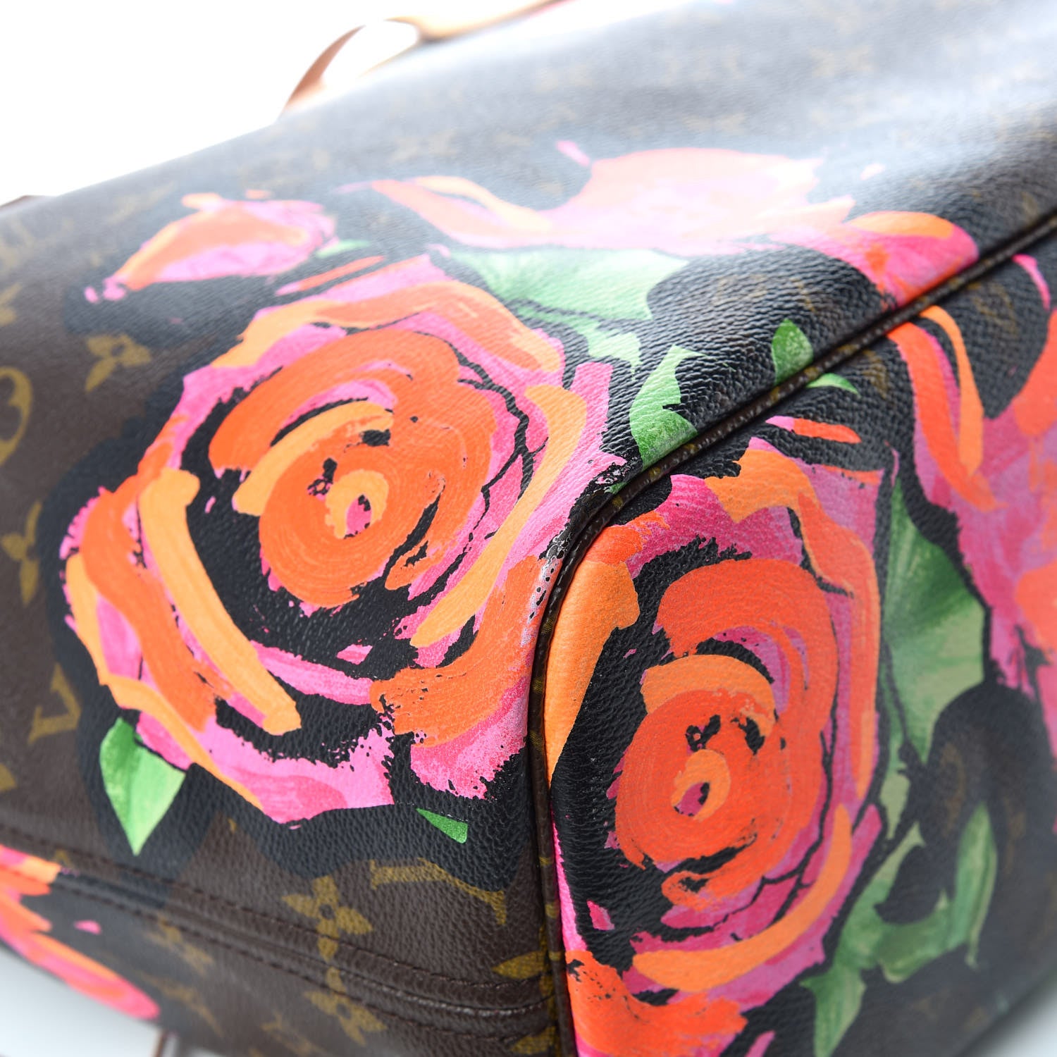 Louis Vuitton Monogram Roses Neverfull MM 10 of 10