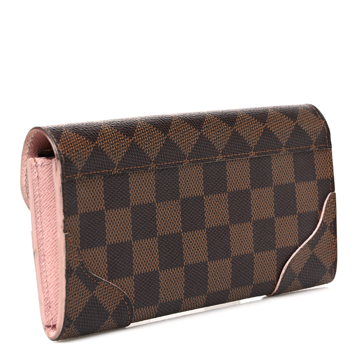 Damier Ebene Caissa Wallet Rose Ballerine
