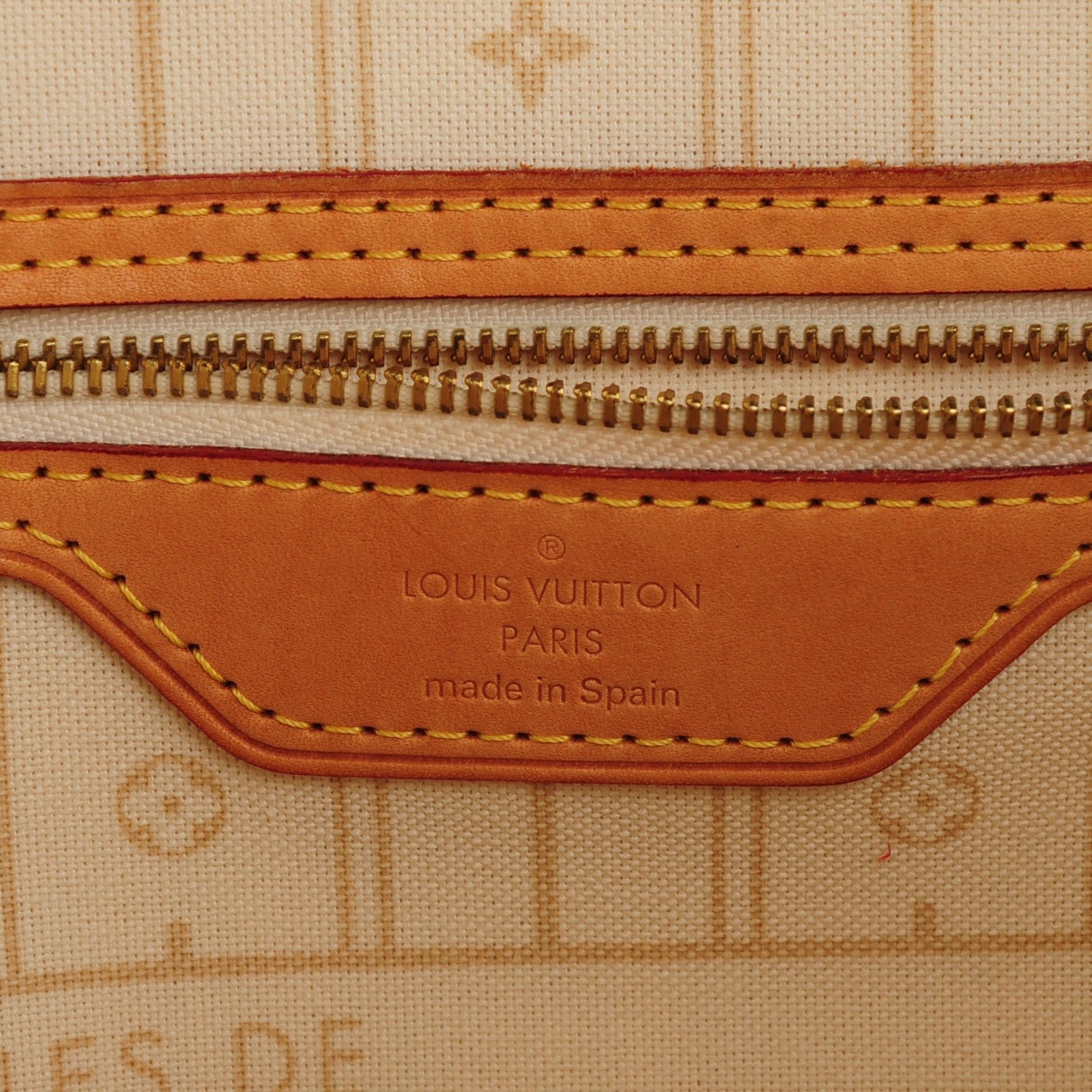 Louis Vuitton Damier Azur Neverfull MM 6 of 7