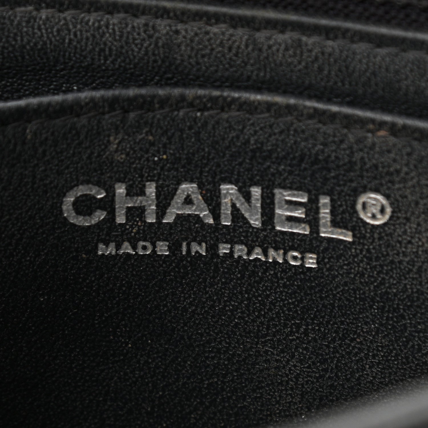 Chanel Washed Caviar Quilted Mini Rectangular Flap Charcoal 6 of 12