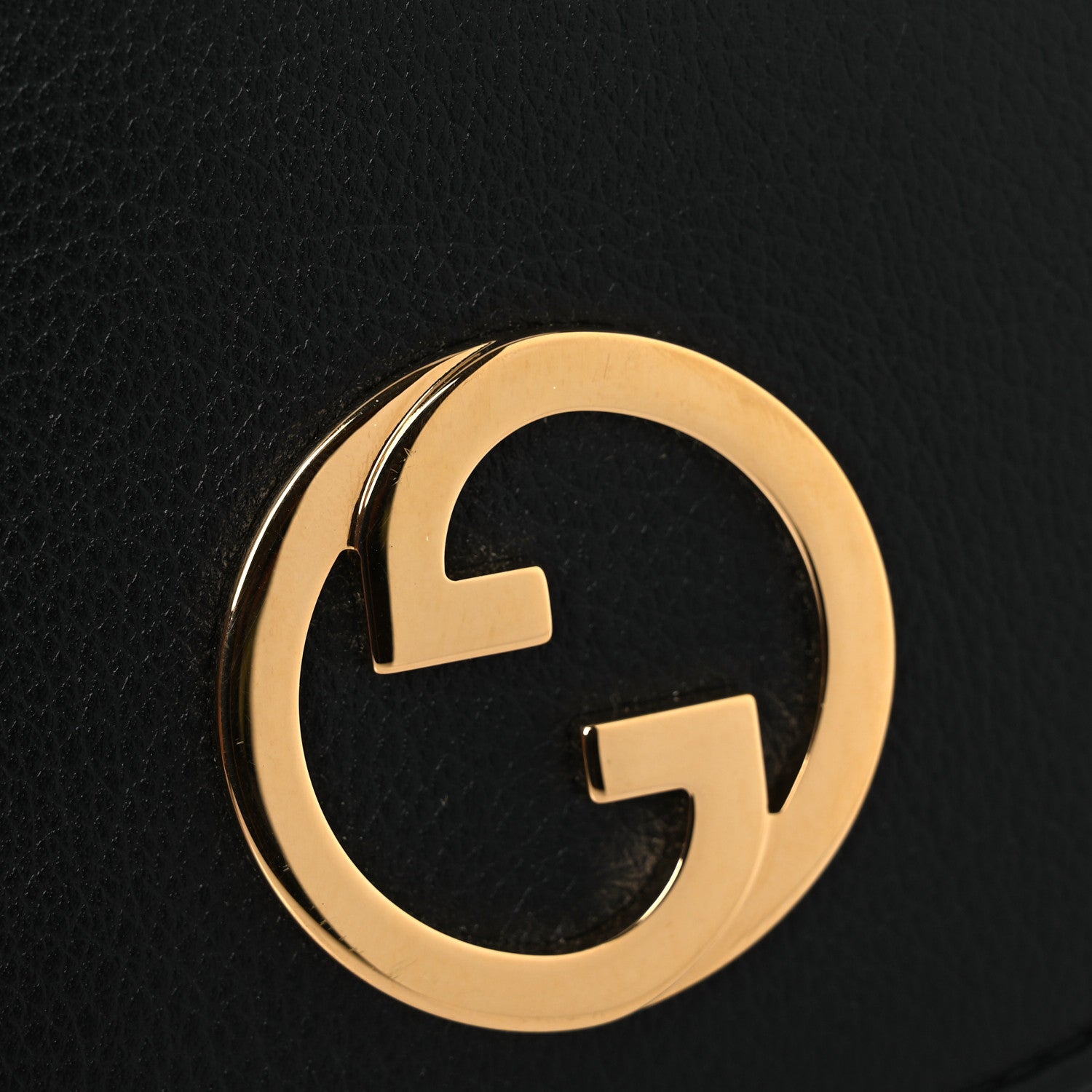 Gucci Roxy Calfskin Medium Blondie Chain Wallet Black 11 of 11