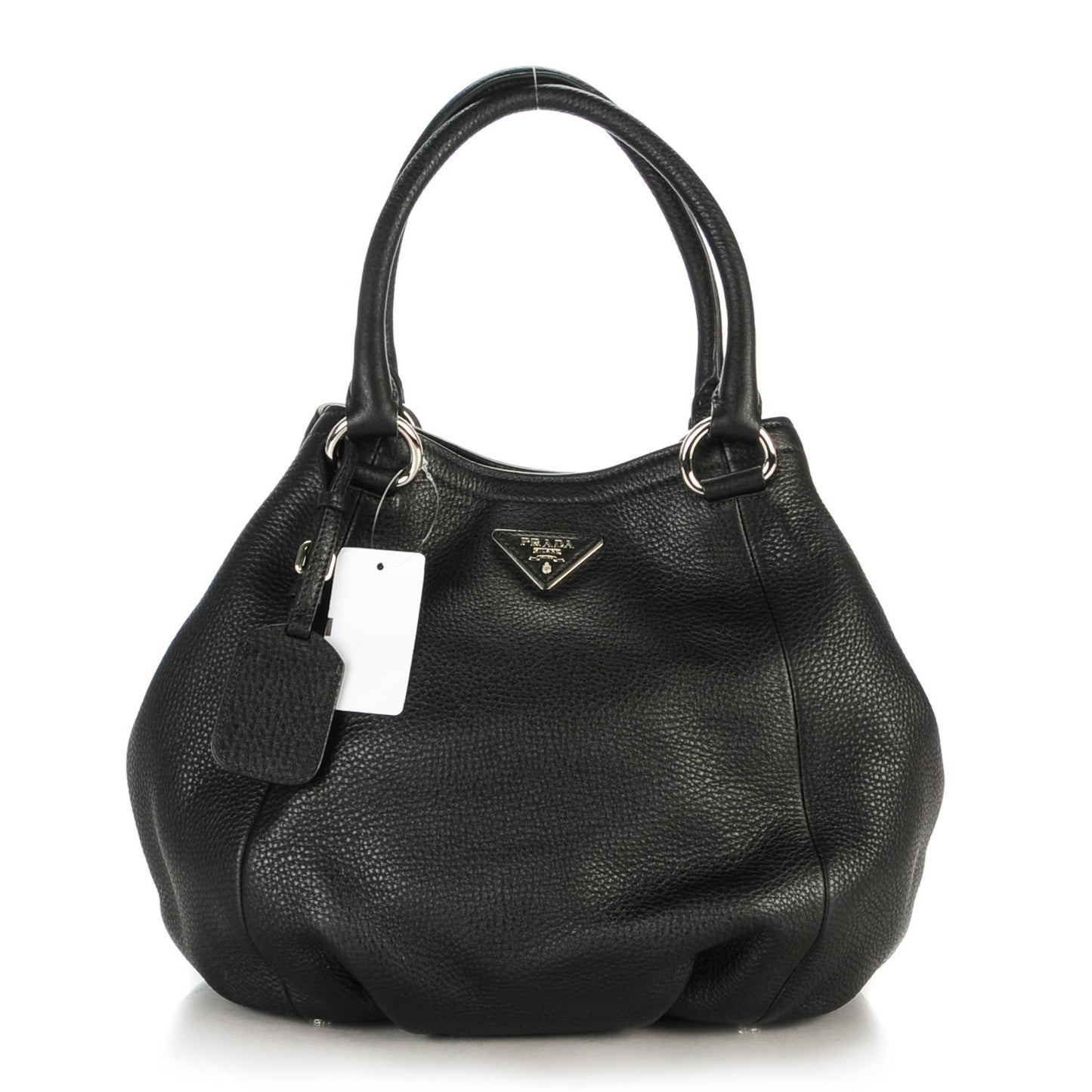 Vitello Daino Tote Nero Black
