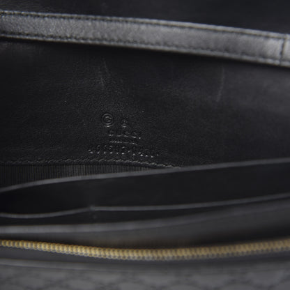 Gucci Microguccissima Crossbody Wallet Black 6 of 10