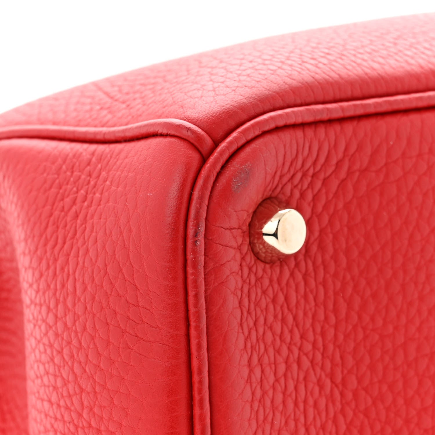 Christian Dior Calfskin Medium Diorissimo Bag Red 11 of 13