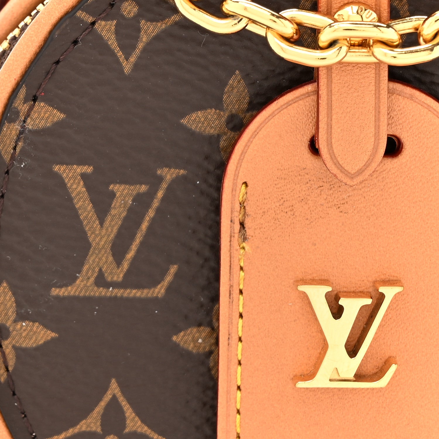 Louis Vuitton Monogram Boite Chapeau Necklace 7 of 10