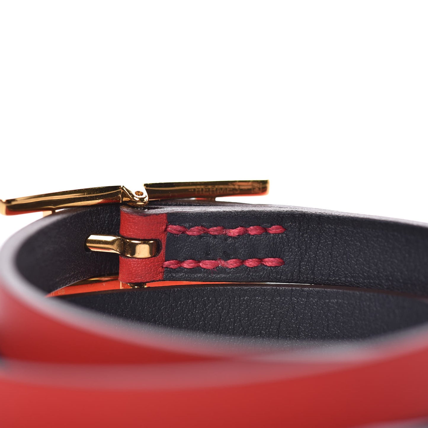 Swift Behapi Double Tour Bracelet T3 Rouge De Coeur Bleu Indigo