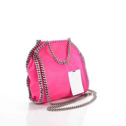 Stella McCartney Shaggy Deer Tiny Falabella Tote Hot Pink 3 of 8