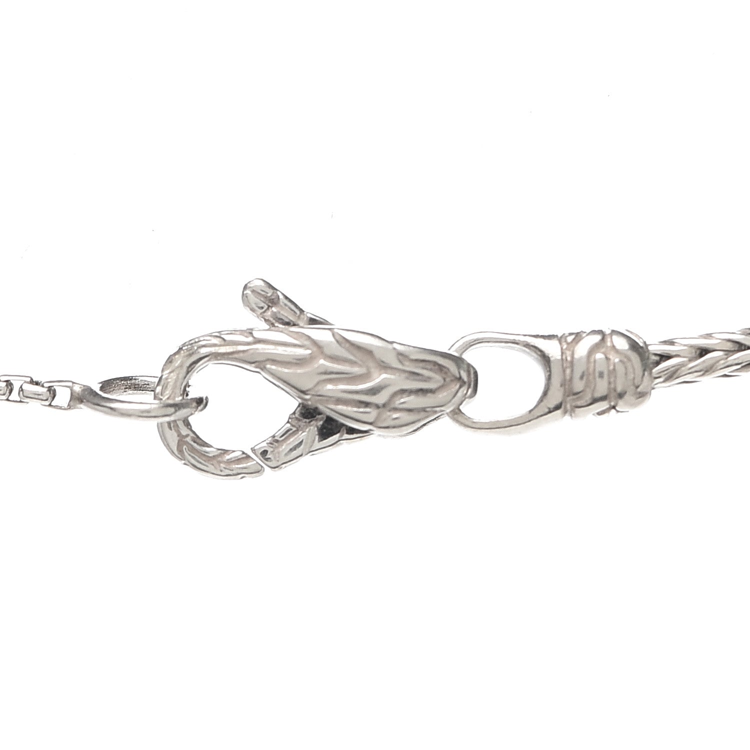 John Hardy Sterling Silver Classic Chain Hammered Bib Necklace 4 of 5