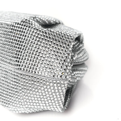 Judith Leiber Swarovski Crystal Satin Gemma Clutch Silver 8 of 8