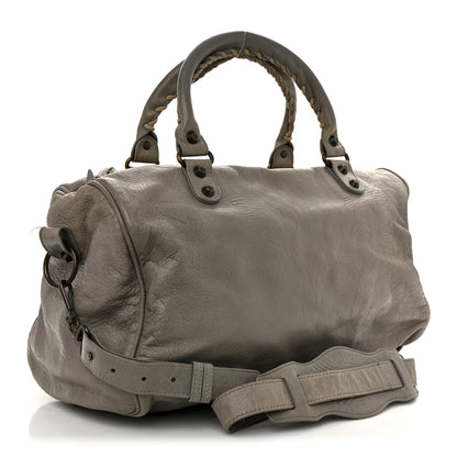 Balenciaga Agneau Classic Hardware Boston Gris Pyrite 5 of 17