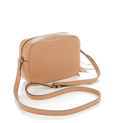 Gucci Pebbled Calfskin Small Soho Disco Bag Camelia 3 of 7