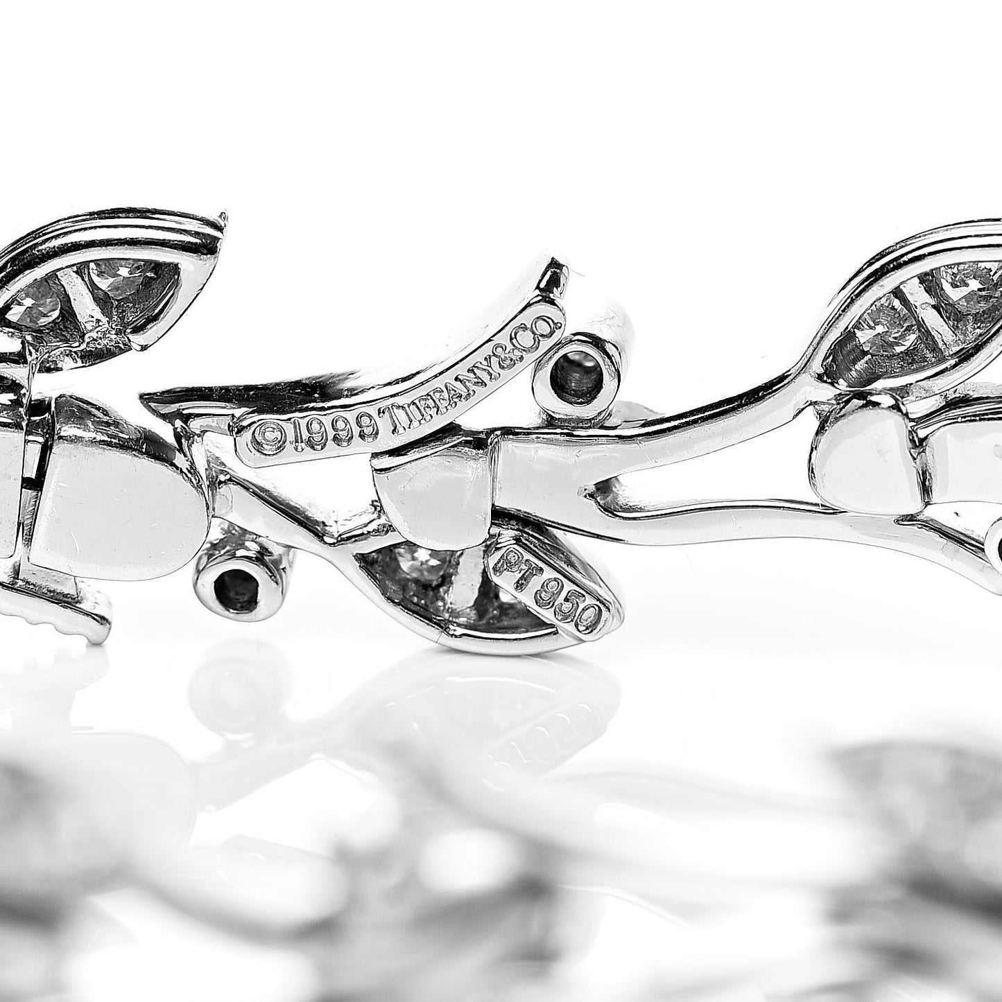 Platinum Diamond Garland Bracelet