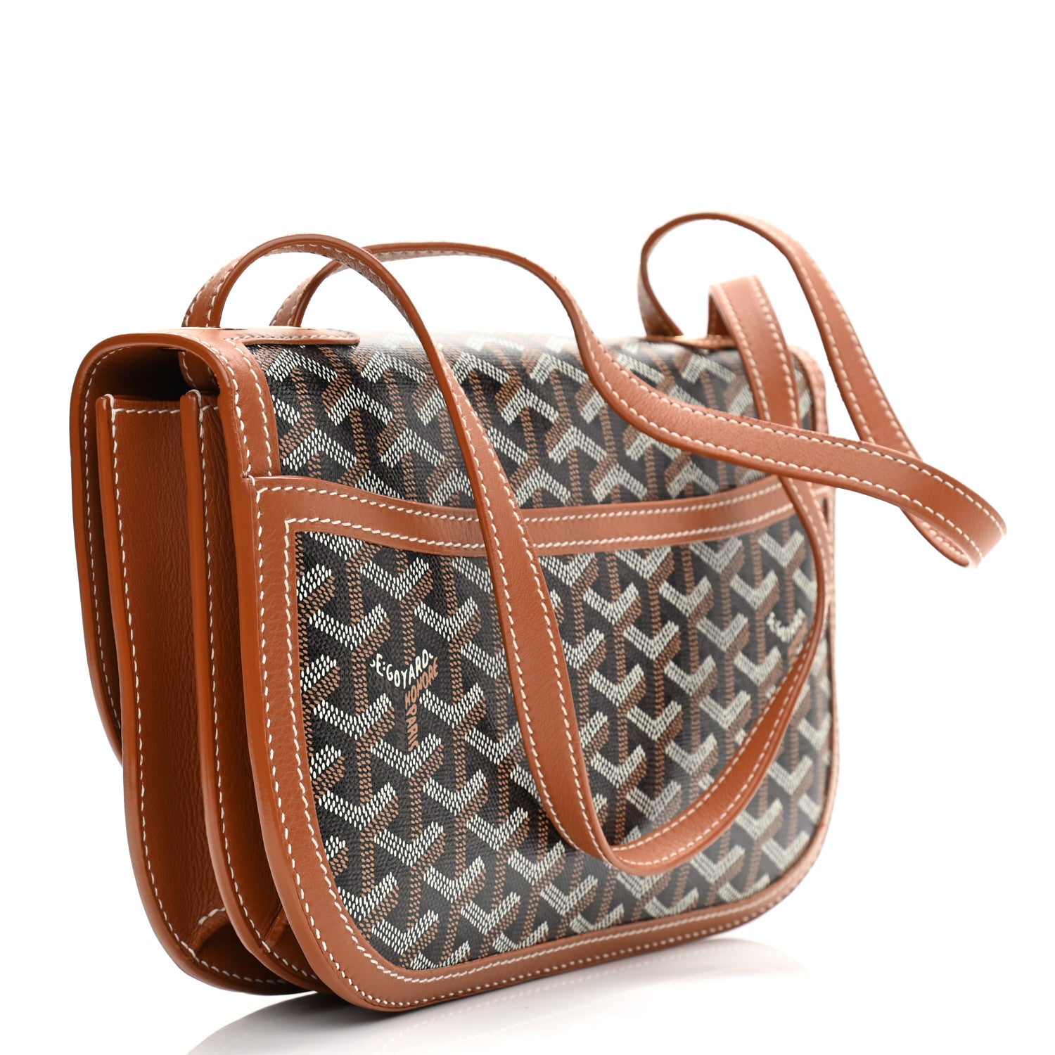 Goyard Goyardine 233 PM Shoulder Bag Black Gold 5 of 12