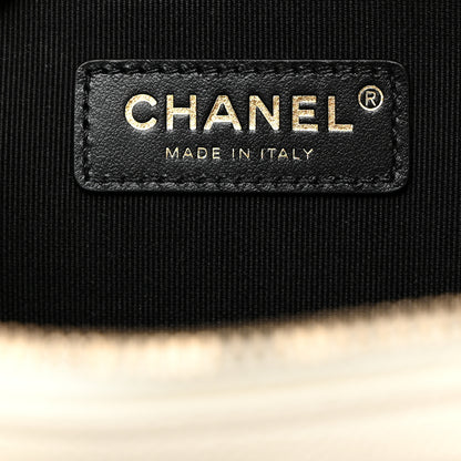 Chanel Caviar Quilted Like A Wallet Flap White 6 of 10