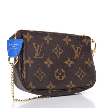 Louis Vuitton Monogram 2019 Christmas Animation Mini Venice Pochette Accessories Blue 3 of 8