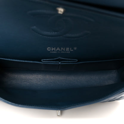 Chanel Lambskin Quilted Medium Double Flap Navy 5 of 12