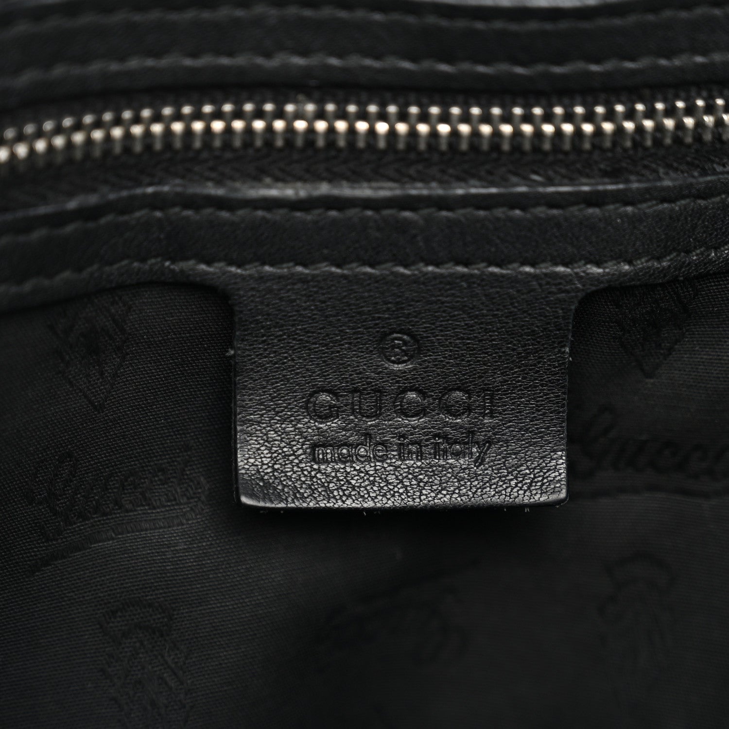 Gucci Guccissima Medium GG Twins Shoulder Bag Black 4 of 12