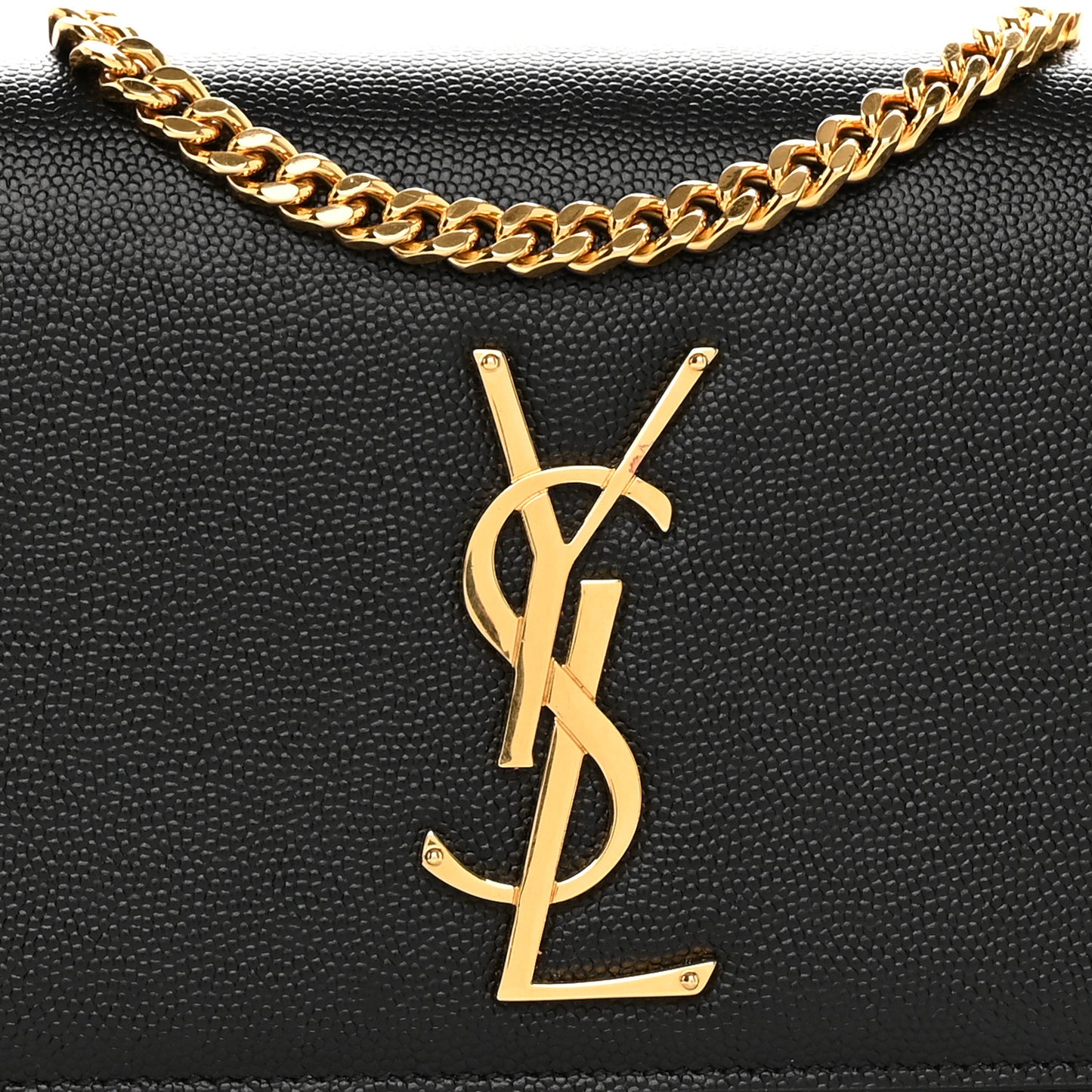 Grain De Poudre Small Monogram Kate Satchel Black