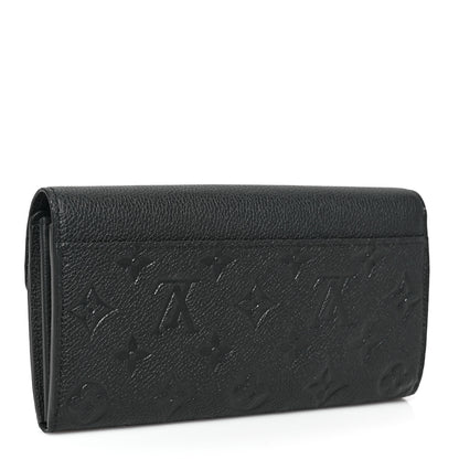Louis Vuitton Empreinte Sarah Wallet NM Black 3 of 8