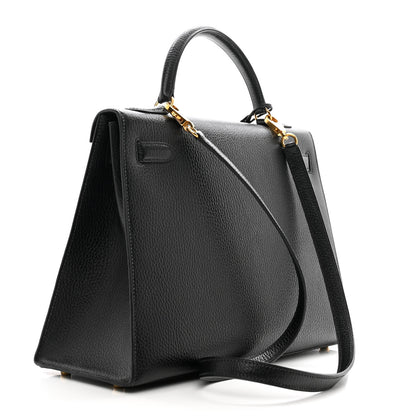 Hermes Ardennes Kelly Sellier 32 Black 3 of 16