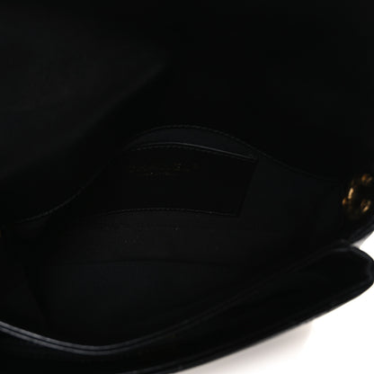 Chanel Lambskin Quilted Enamel Chain Logo Mini Flap Black 5 of 10