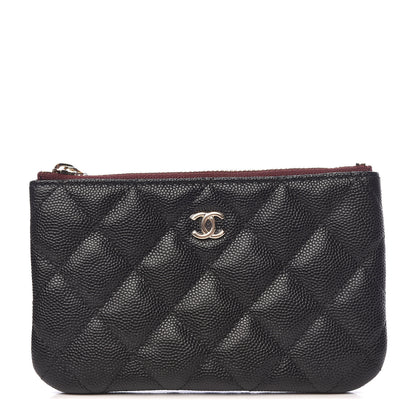Chanel Caviar Quilted Small Cosmetic Case Black 1 of 8