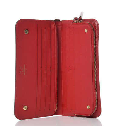 Louis Vuitton Damier Ebene Insolite Wallet Red 7 of 10