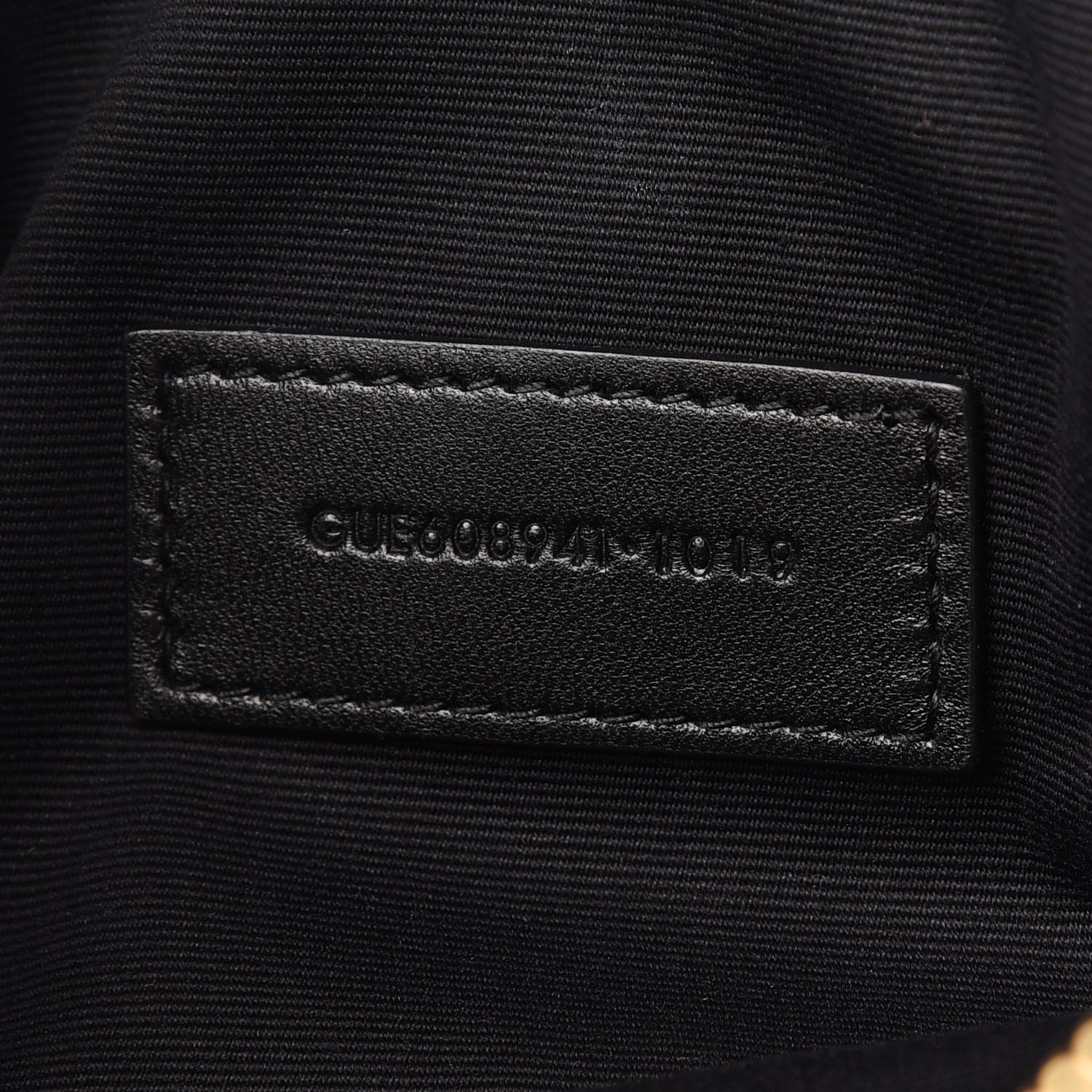 Saint Laurent Grained Lambskin Quilted Mini Becky Double Zip Bag Black 9 of 11