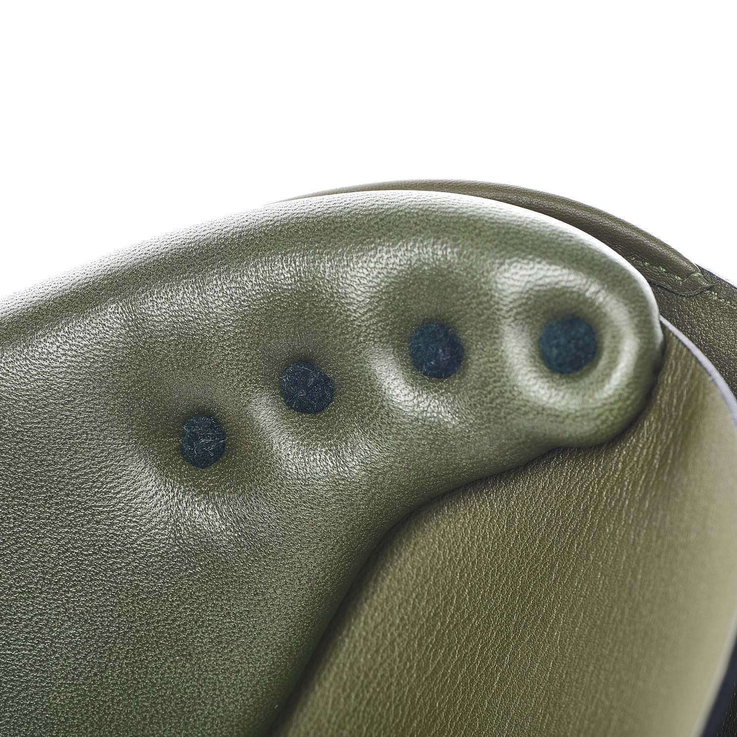 Hermes Crocodile Niloticus Ultra Soft Mini Steinkraus Saddle Vert Pelouse 20 of 34