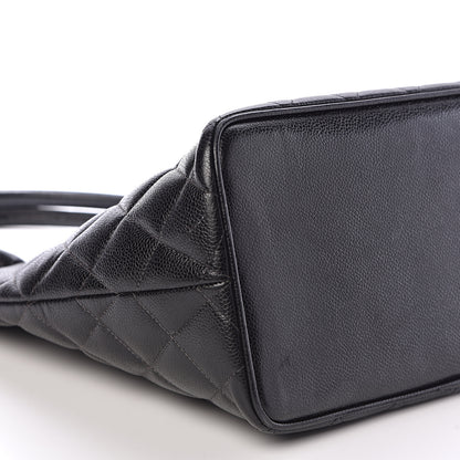 Chanel Caviar Quilted Medallion Tote Black 12 of 13
