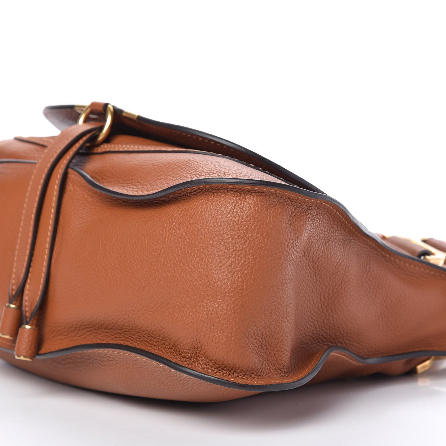 Calfskin Medium Marcie Satchel Tan