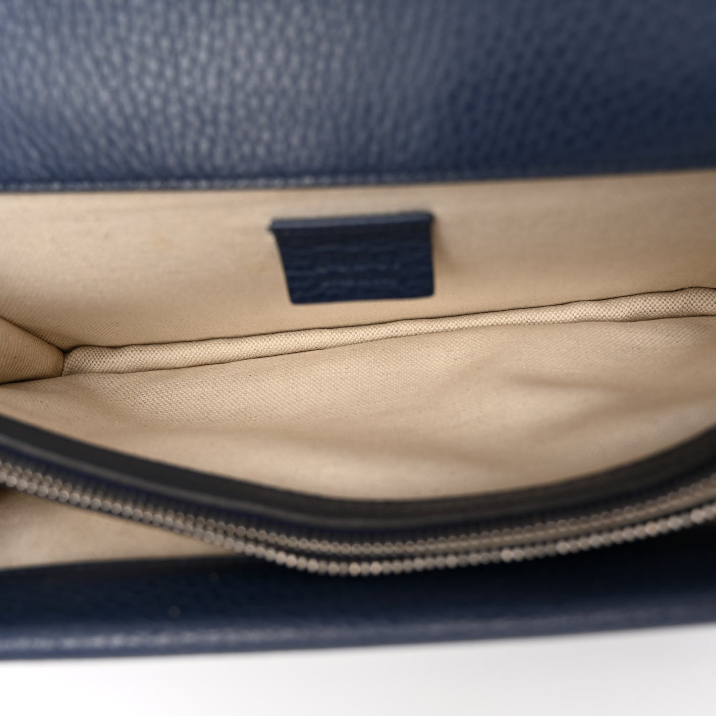 Pebbled Calfskin Small Dionysus Shoulder Bag Blue Agata