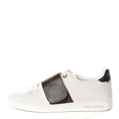 Louis Vuitton Calfskin Monogram Frontrow Sneaker 39.5 White 1 of 11