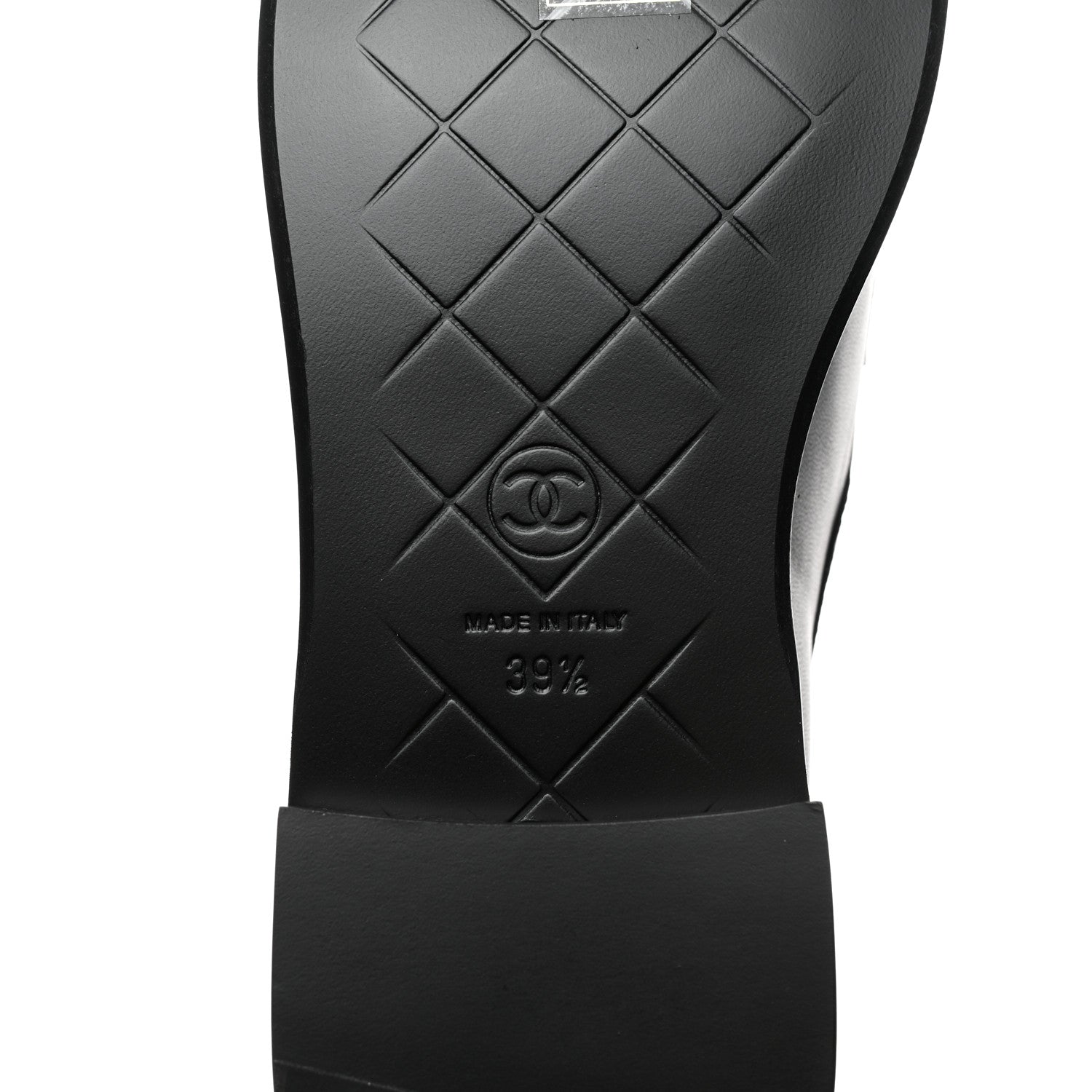 Chanel Lambskin Quilted CC Turnlock Loafers 39.5 Black 7 of 9