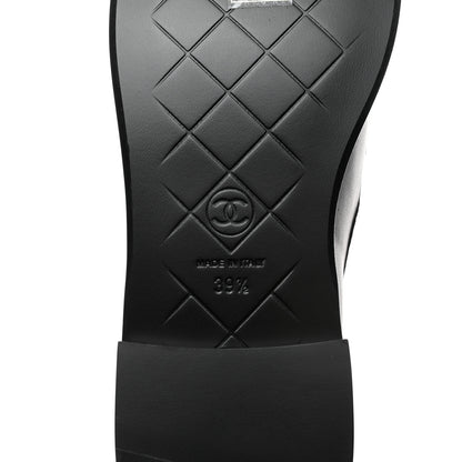 Chanel Lambskin Quilted CC Turnlock Loafers 39.5 Black 7 of 9
