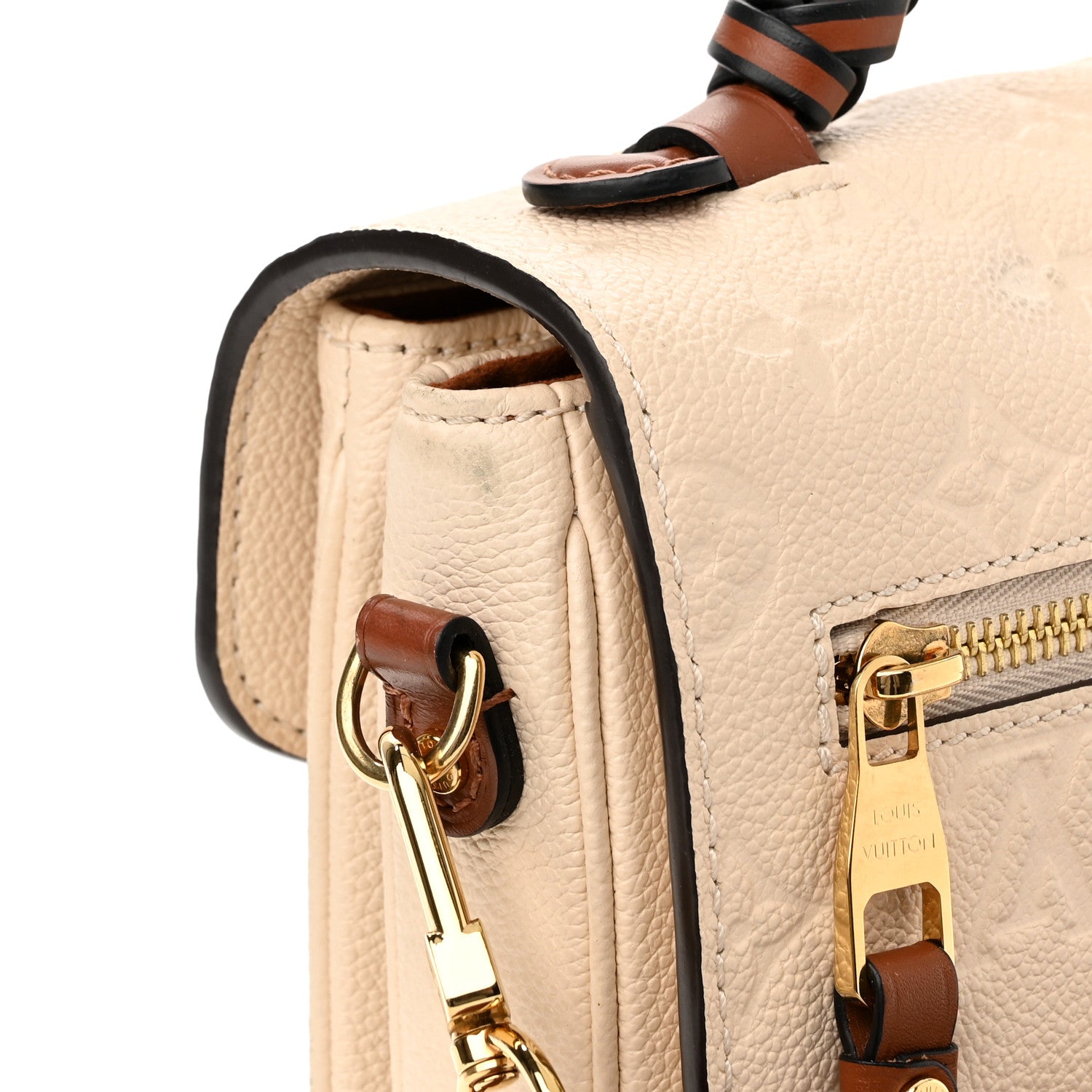 Louis Vuitton Empreinte Braided Pochette Metis Creme Beige Caramel 13 of 13
