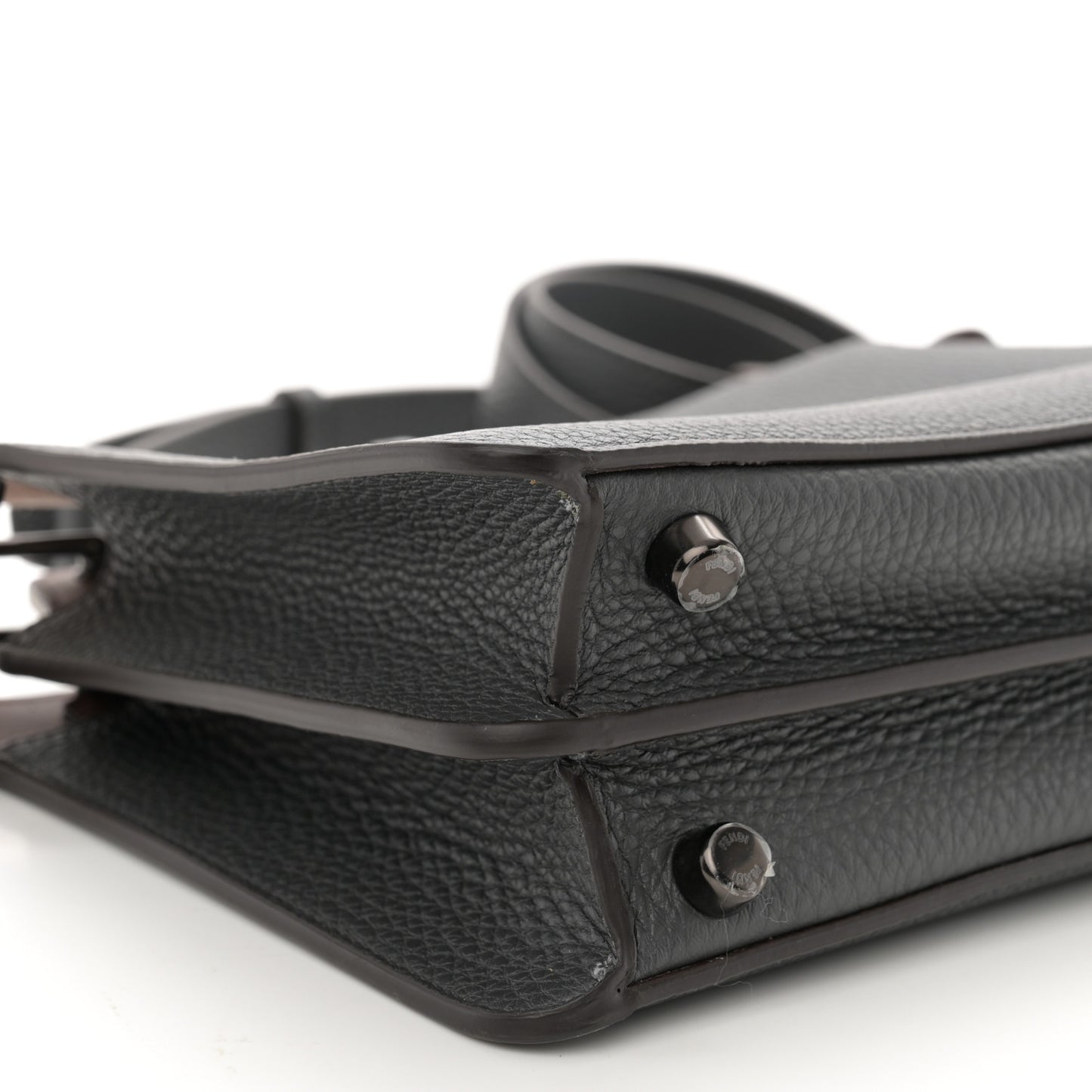 Cuoio Romano Vitello Cover Monochrome Peekaboo I SEE U Satchel