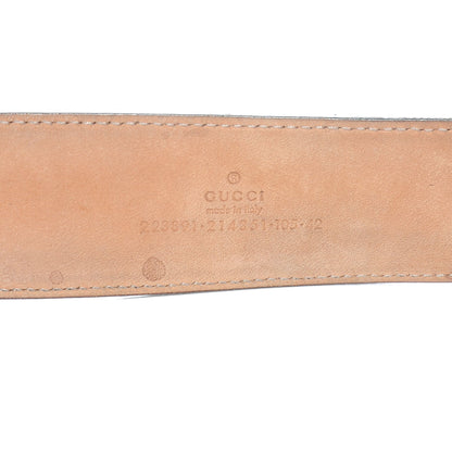 Gucci Imprime Monogram GG Belt 105 42 Black 4 of 5