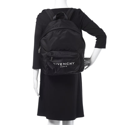 Givenchy Nylon Urban Backpack Black White 2 of 9