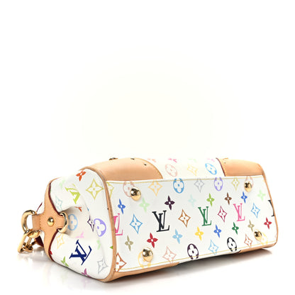 Louis Vuitton Monogram Multicolor Beverly MM White 4 of 9