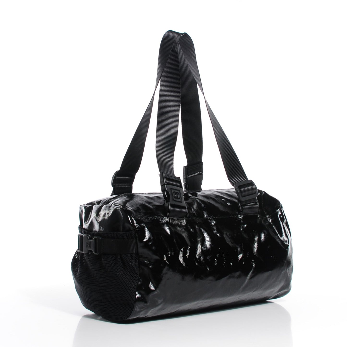 Coated Canvas Sport Duffel Black