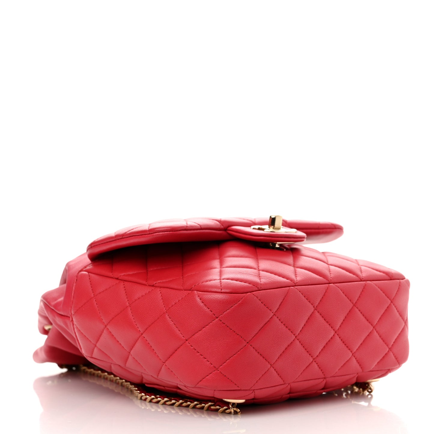 Lambskin Quilted Small In Seoul Backpack Red