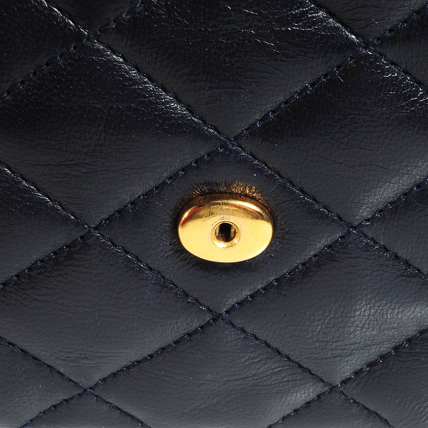 Lambskin CC Flap Small Navy