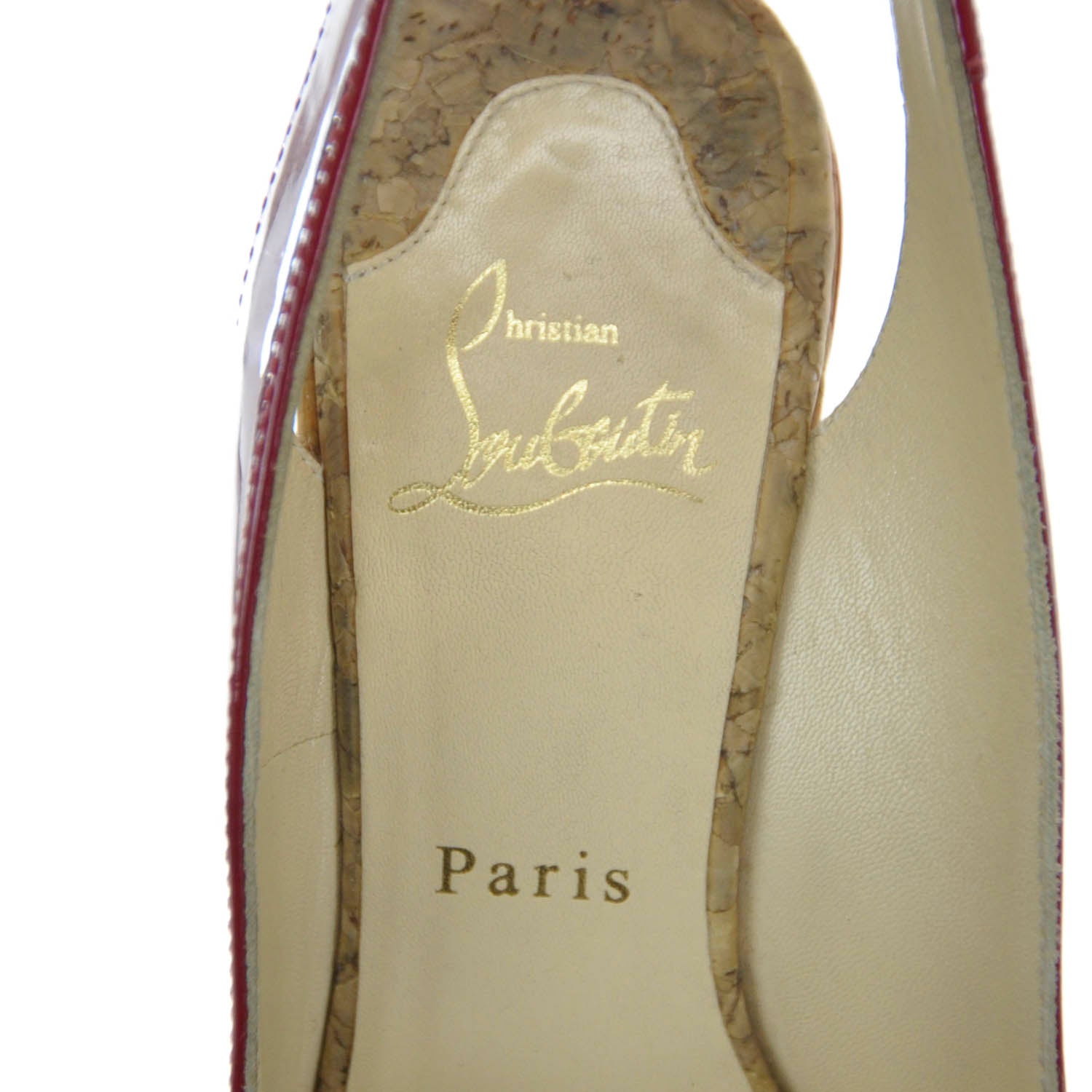 Christian Louboutin Cork Platform Marpop 140 Wedges 39.5 5 of 7