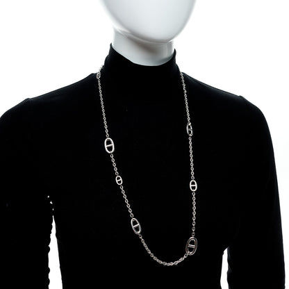 Hermes Sterling Silver Farandole Necklace 80 2 of 6